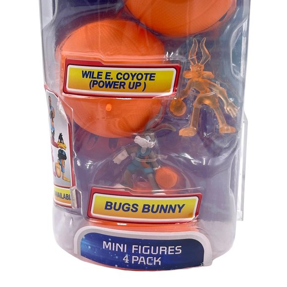 Space Jam A New Legacy Mini Figures 4 Pack Lebron Bugs Bunny Wile E. Coyote - Picture 7 of 7